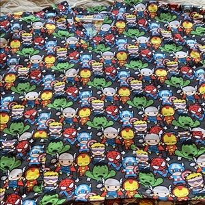 Marvel scrub top